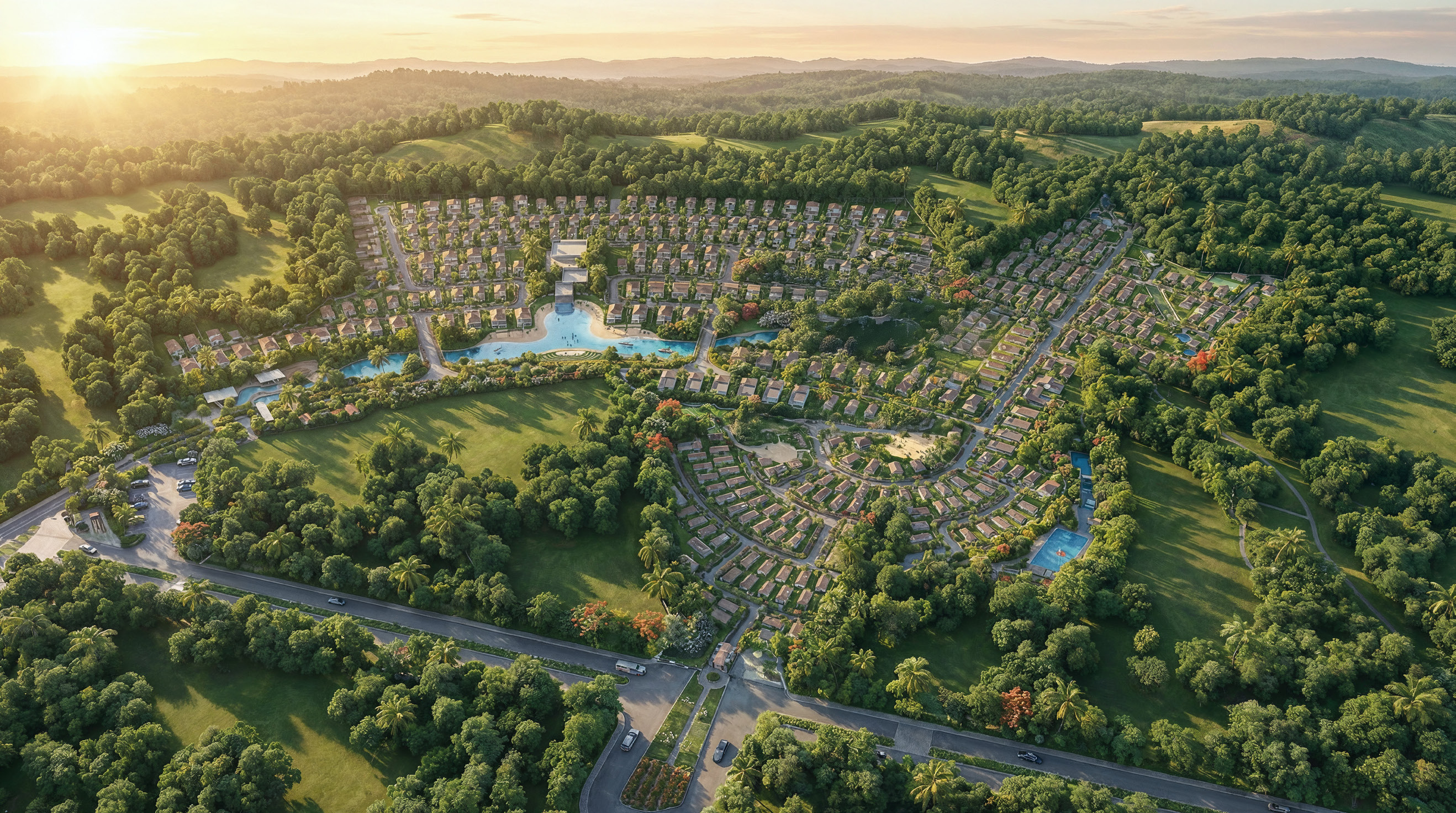 ORA Surya aerial view